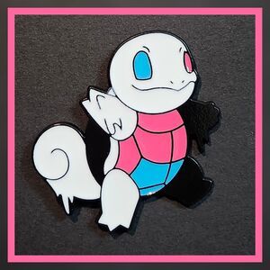 Pokemon Squirtle RWB 1" Enamel Pin